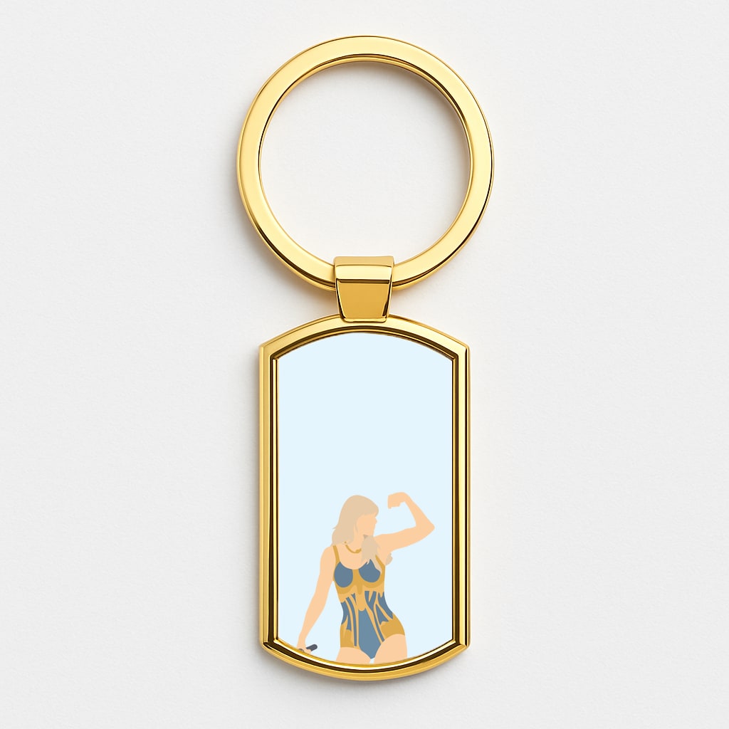 The Man - Taylor Gold Keyring