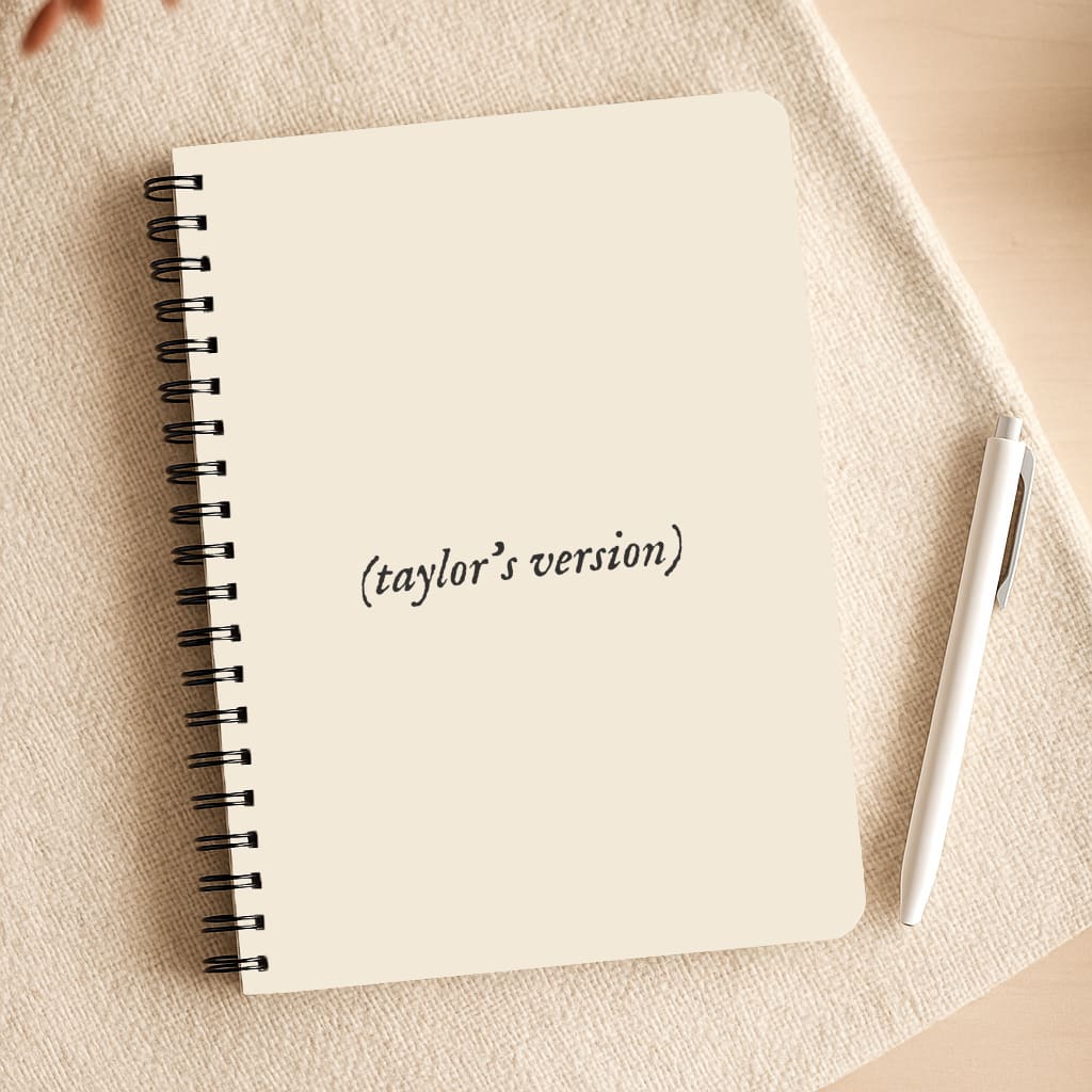 Personalised Taylor's Version Notepad