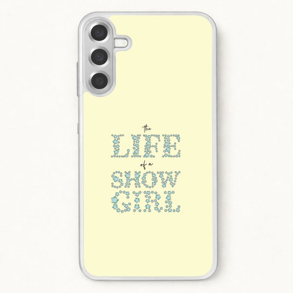 TLOAS Bedazzled Writing Phone Case for Galaxy A17