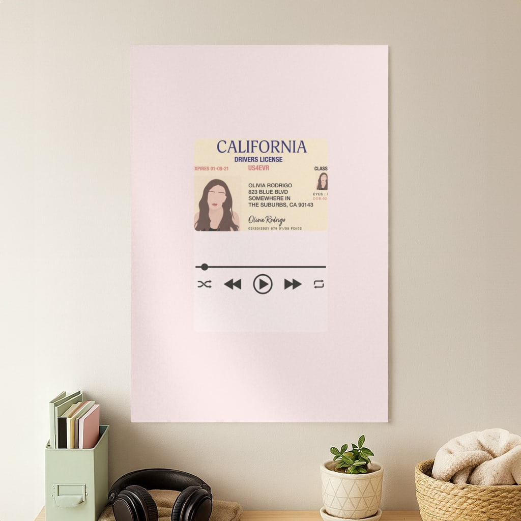 Drivers License - Olivia TikTok Poster