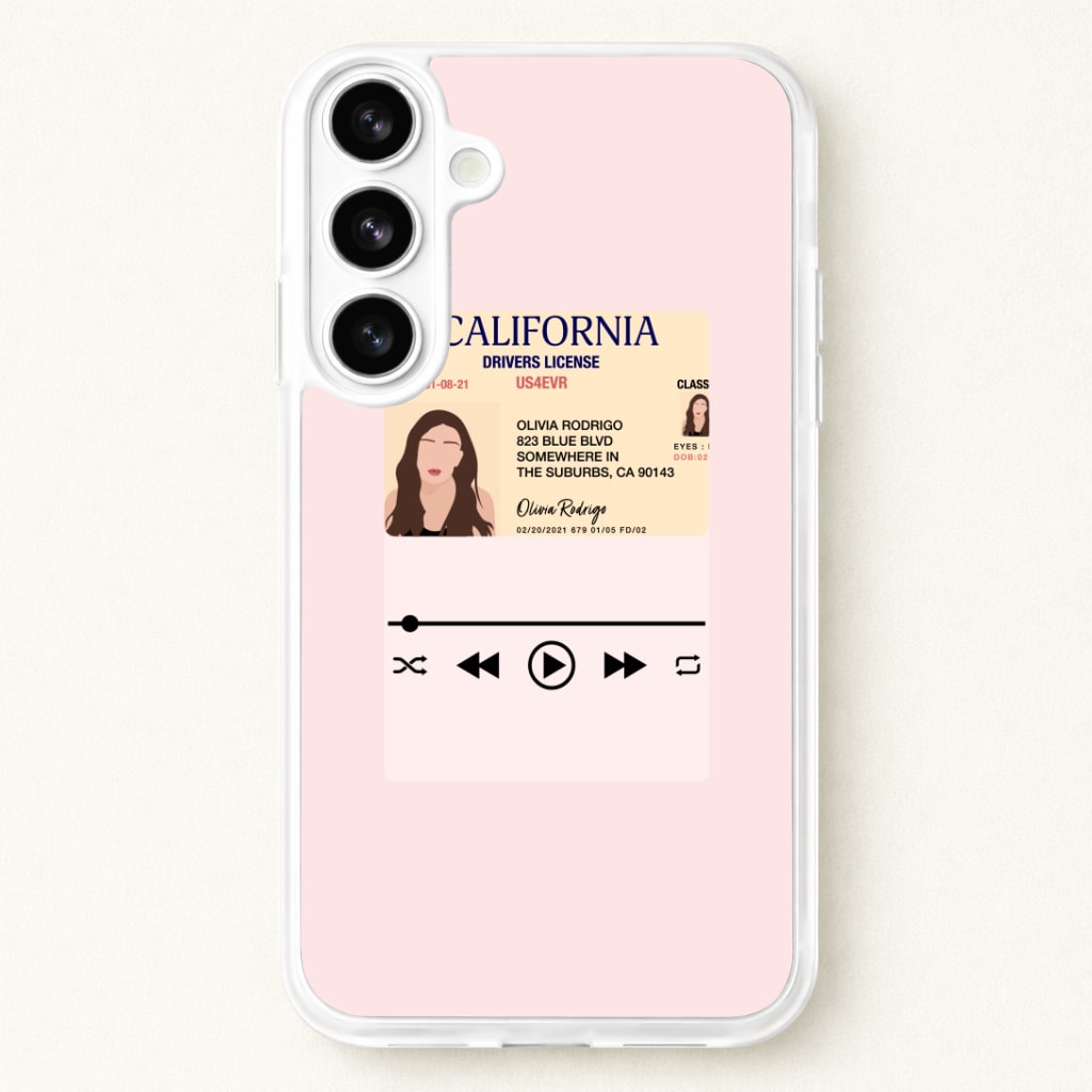 Drivers License - Olivia TikTok Phone Case for Galaxy S26 Plus