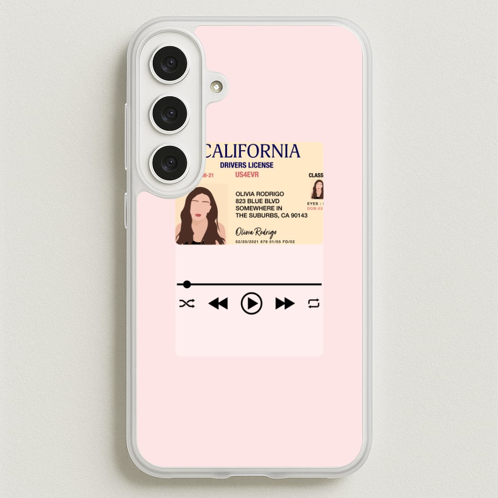 Drivers License - Olivia TikTok Phone Case for Galaxy S25FE