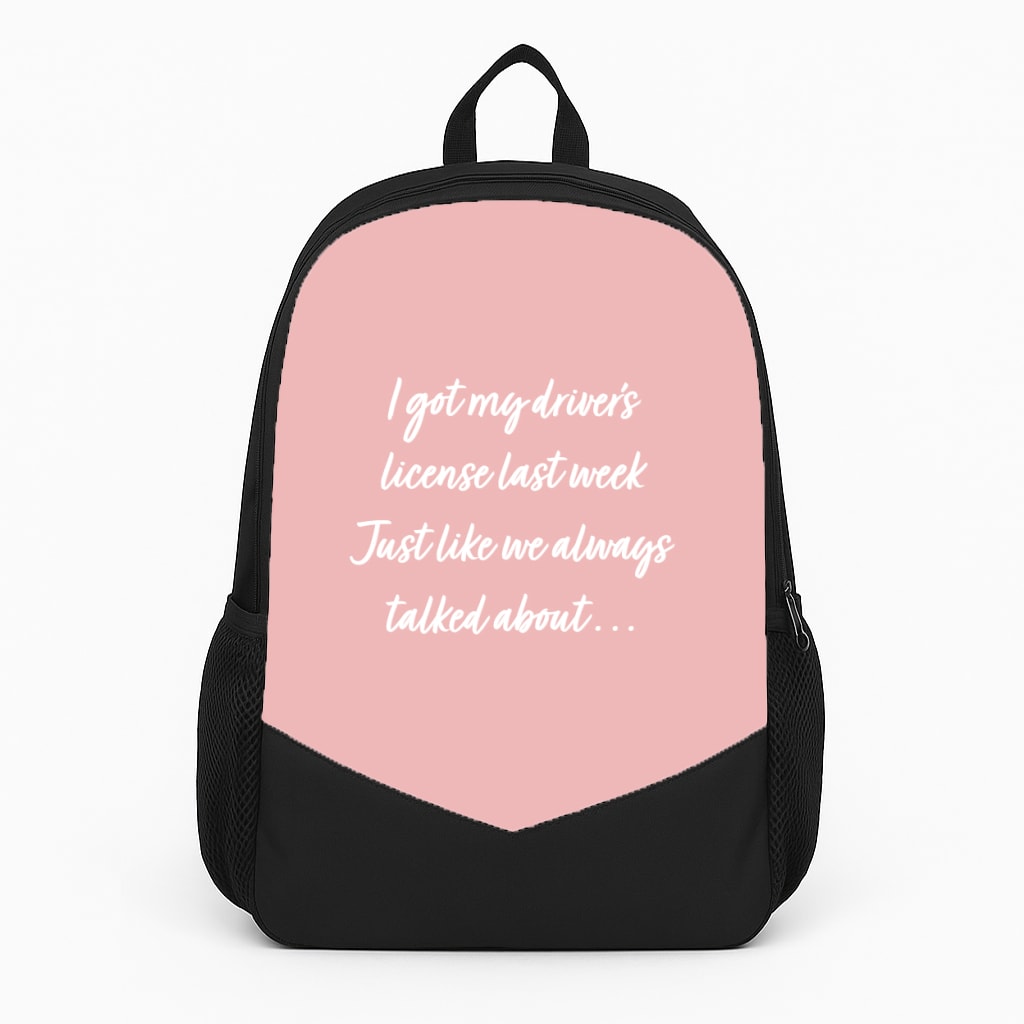 Drivers License Lyrics - Olivia Rodrigo TikTok Backpack