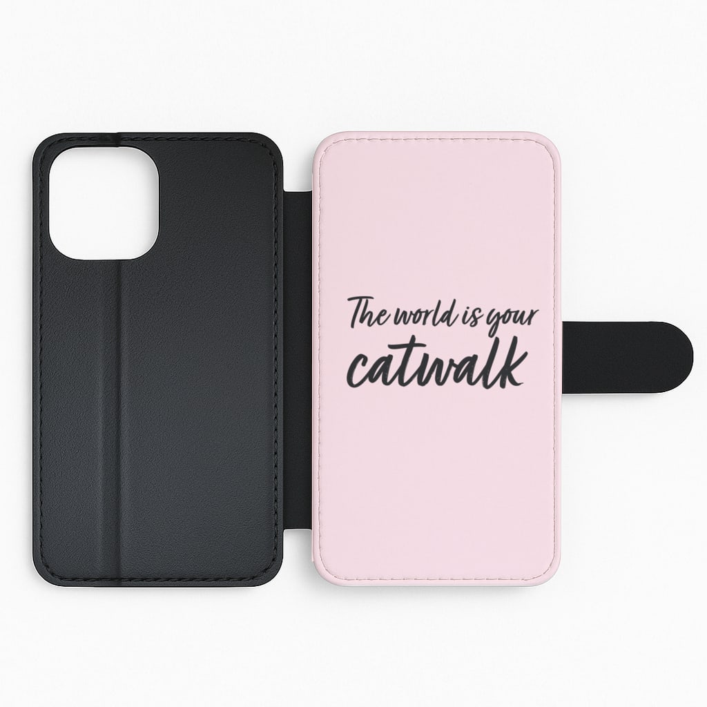 The World Is Your Catwalk Flip Phone Case