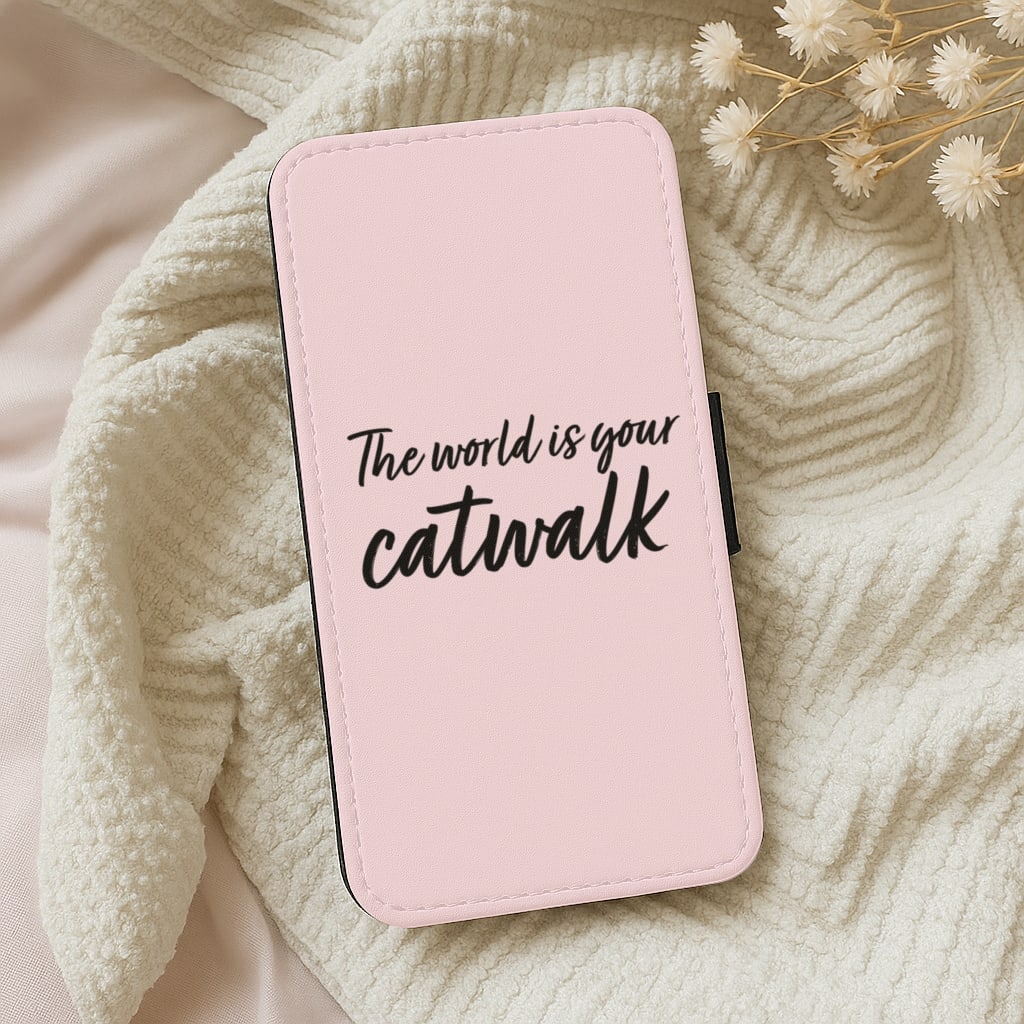 The World Is Your Catwalk Wallet Phone Case