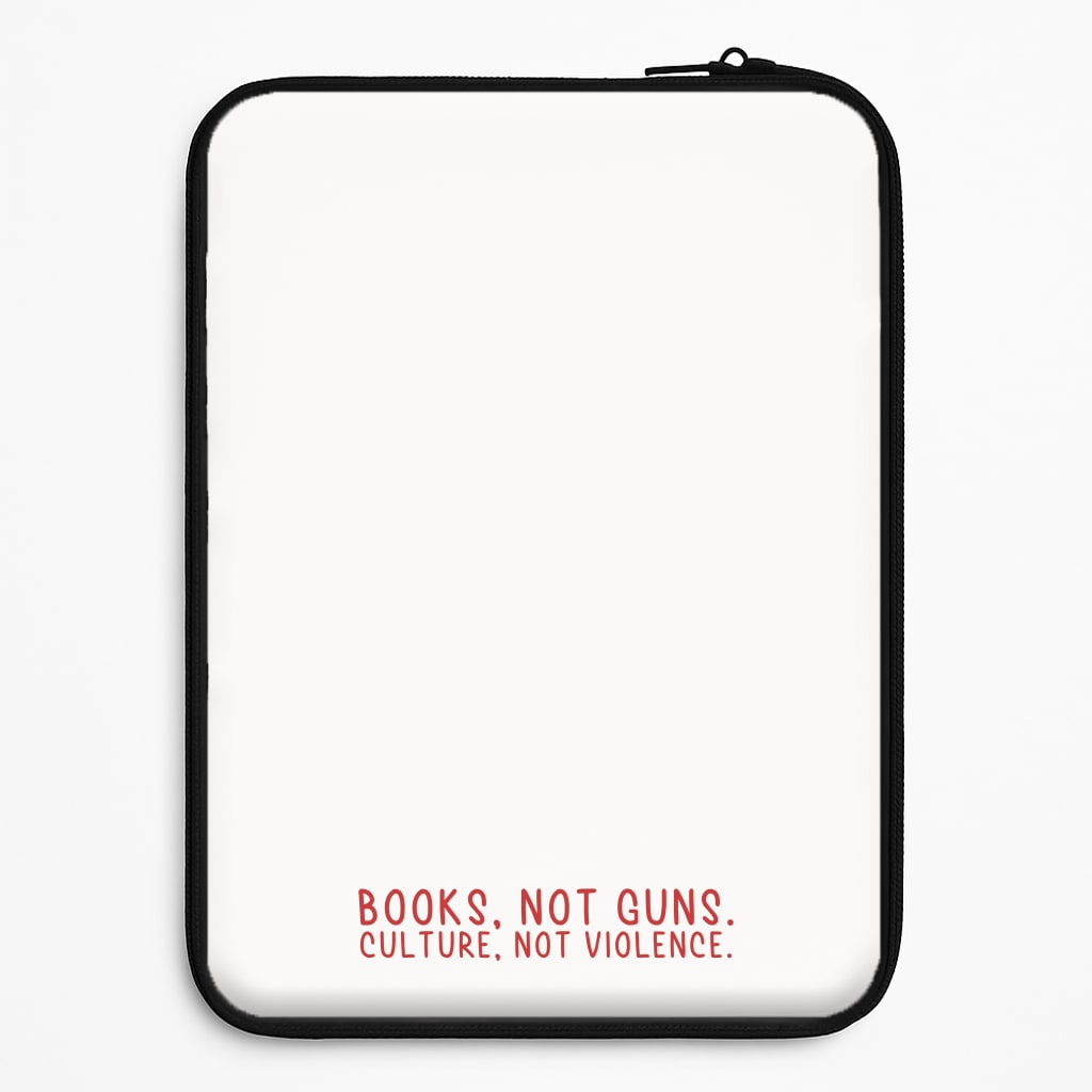 Books, Not Guns - TV Quotes Laptop Sleeve