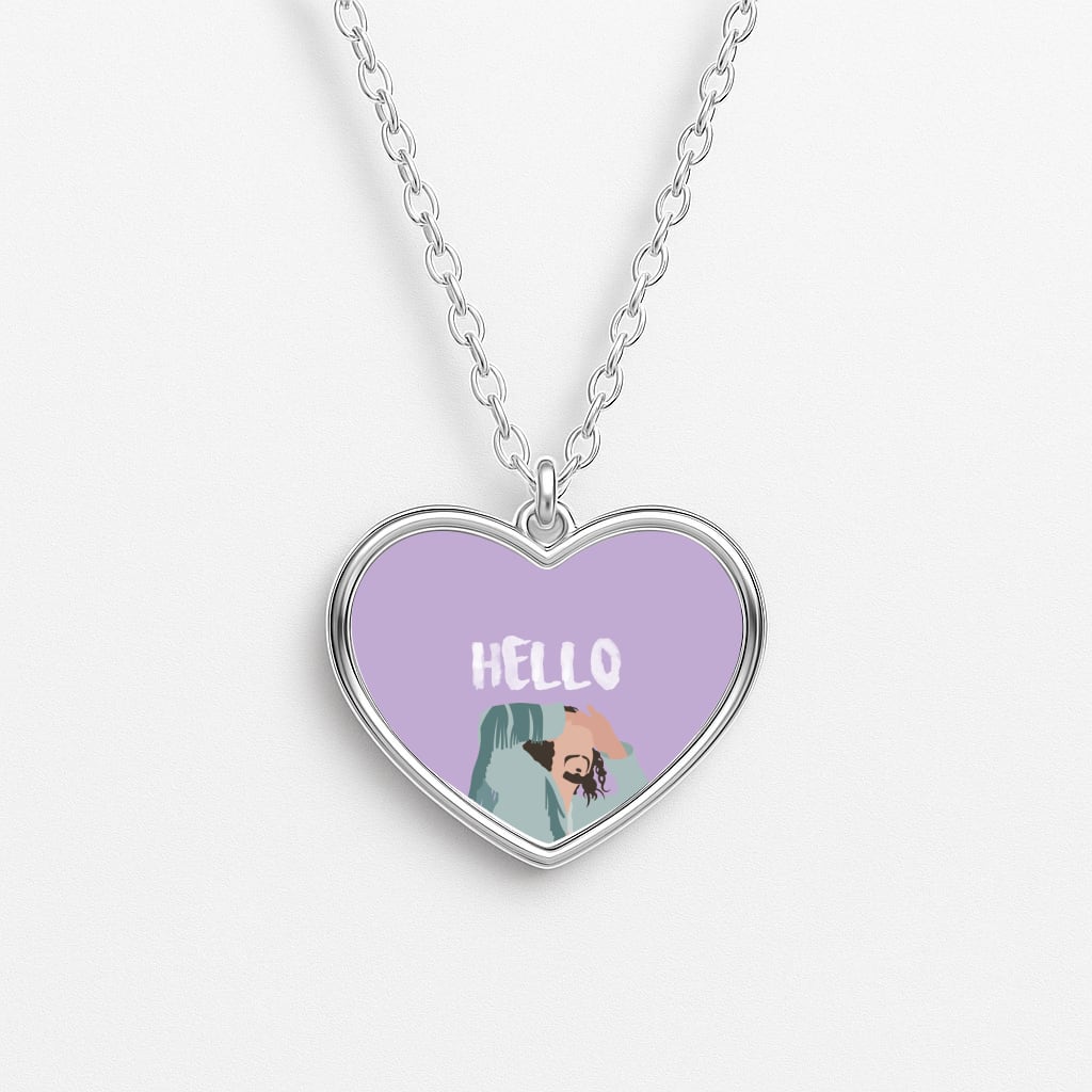 Hello Goodbye Heart Necklace