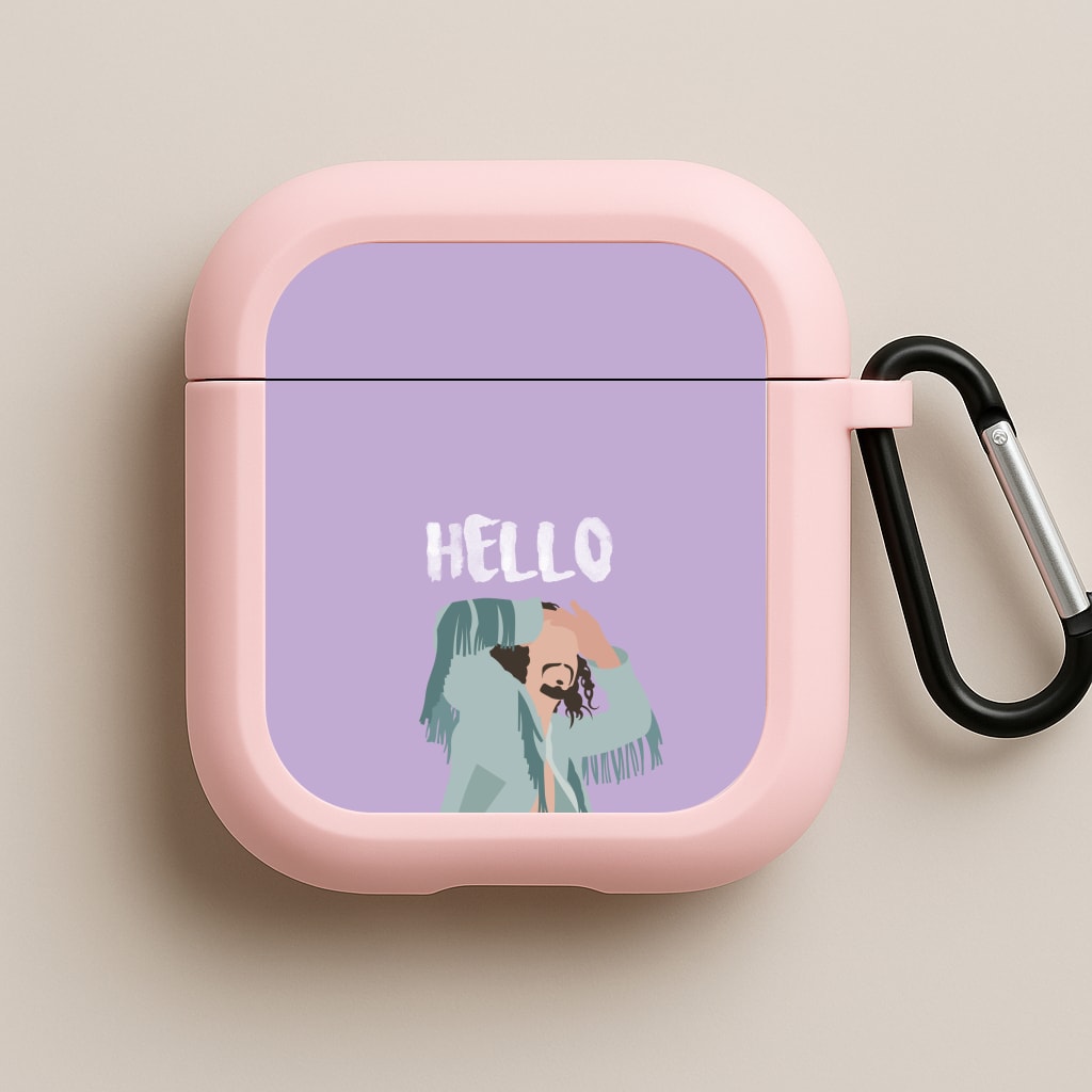 Hello Goodbye Pink AirPods Case