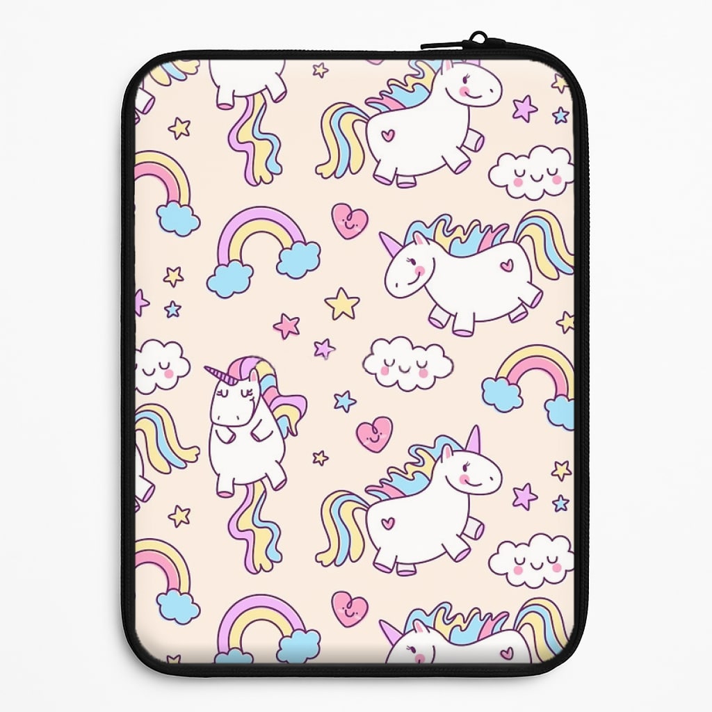 Cute Unicorn Pattern Laptop Sleeve