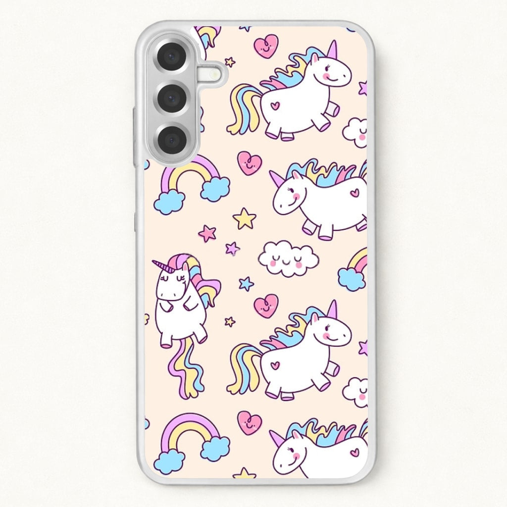 Cute Unicorn Pattern Phone Case for Galaxy A37