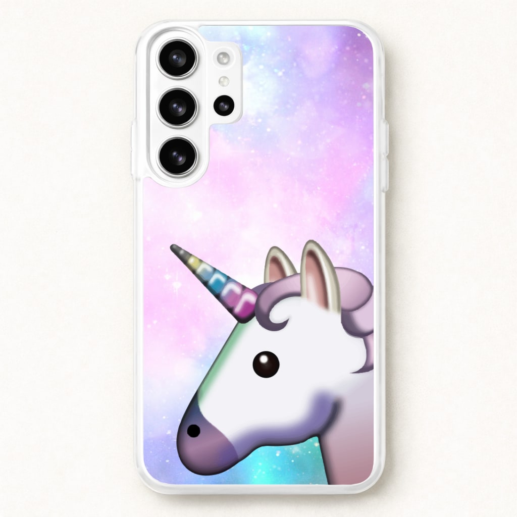 Galaxy Unicorn Pattern - Tumblr Phone Case for Galaxy S26 Ultra