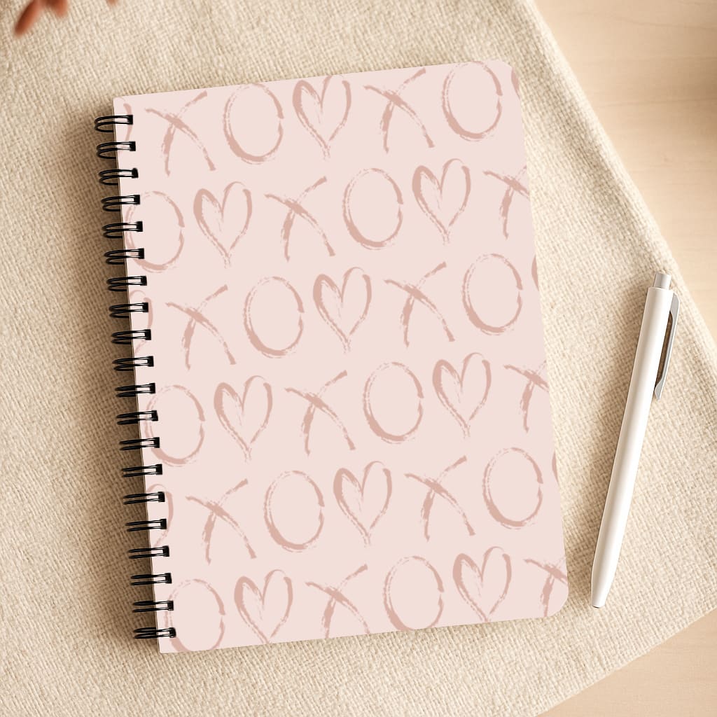 Valentine's Day Pattern Notepad