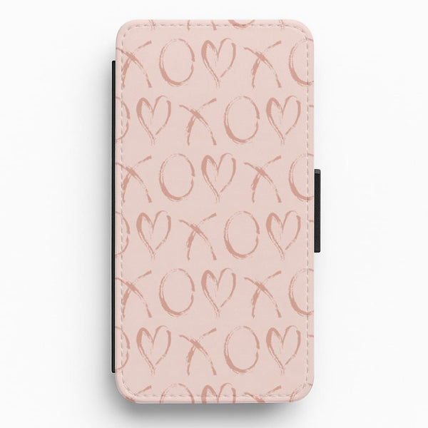 Valentine's Day Pattern Flip / Wallet Phone Case