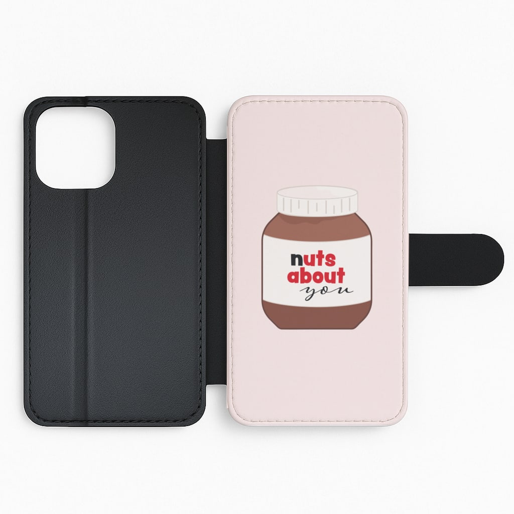 Nuts About You - Nutella Flip Phone Case