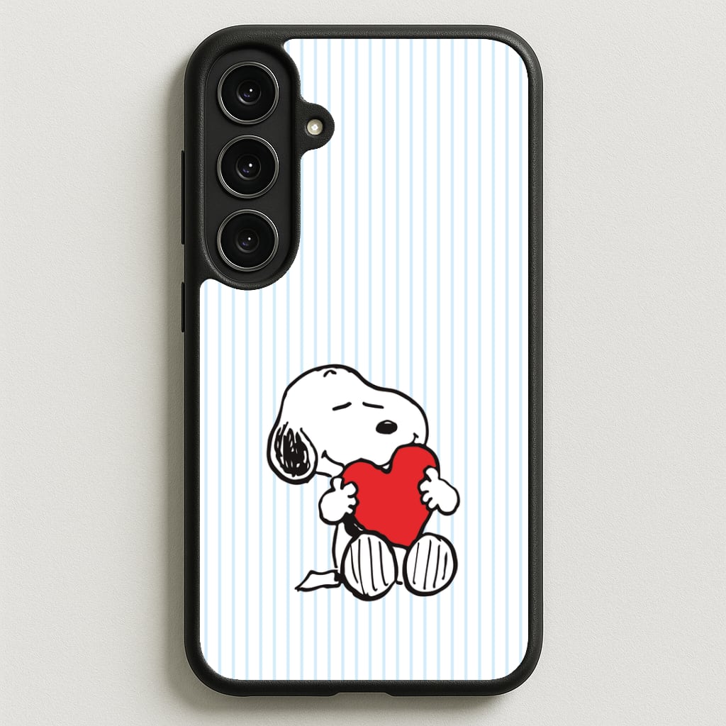 Snoopy - Valentine's Day Phone Case for Galaxy S25FE