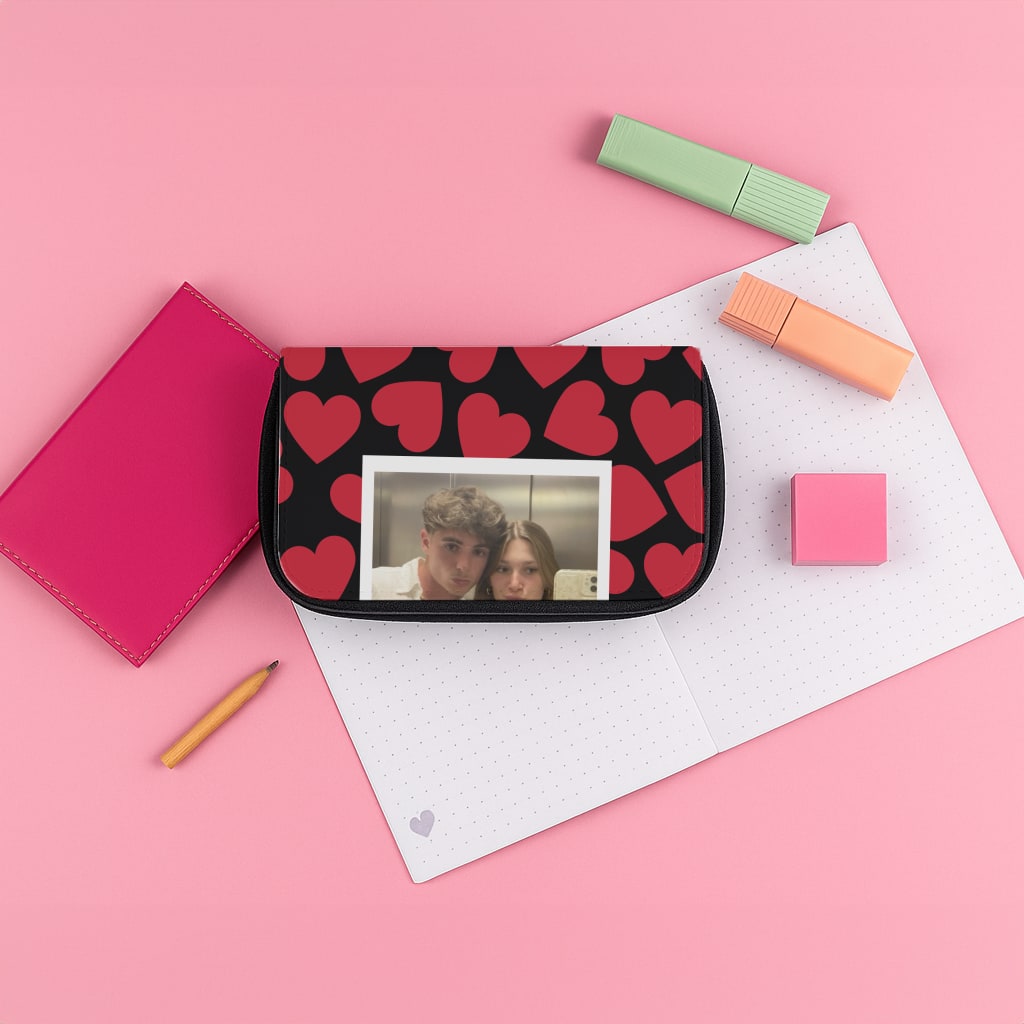 Valentine's Polaroid Pencil Case