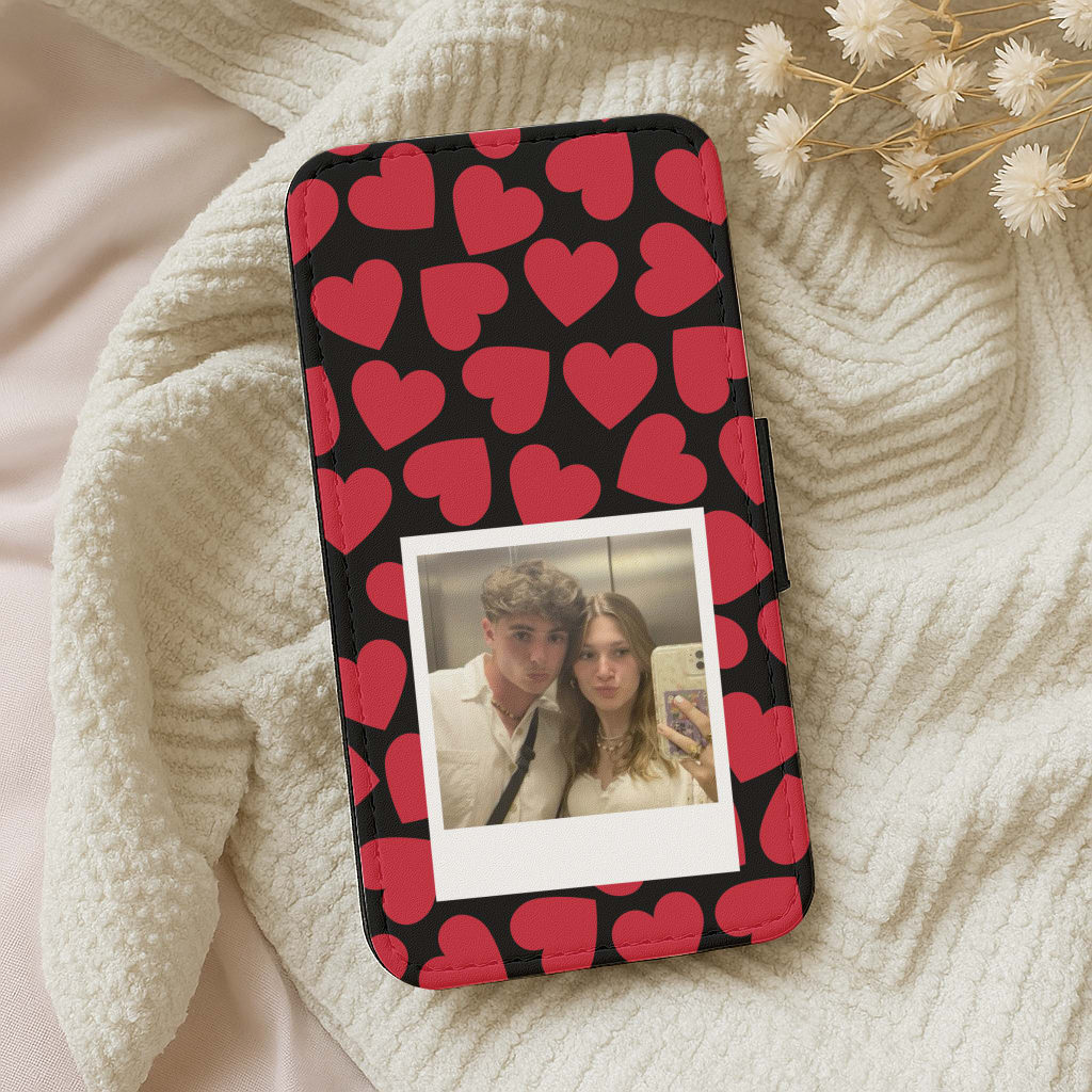 Valentine's Polaroid Wallet Phone Case