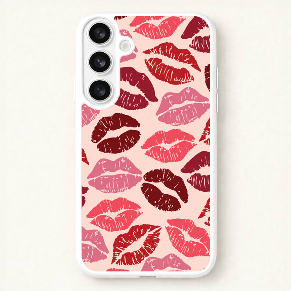 Valentine's Lips Pattern Phone Case for Galaxy S26 Plus