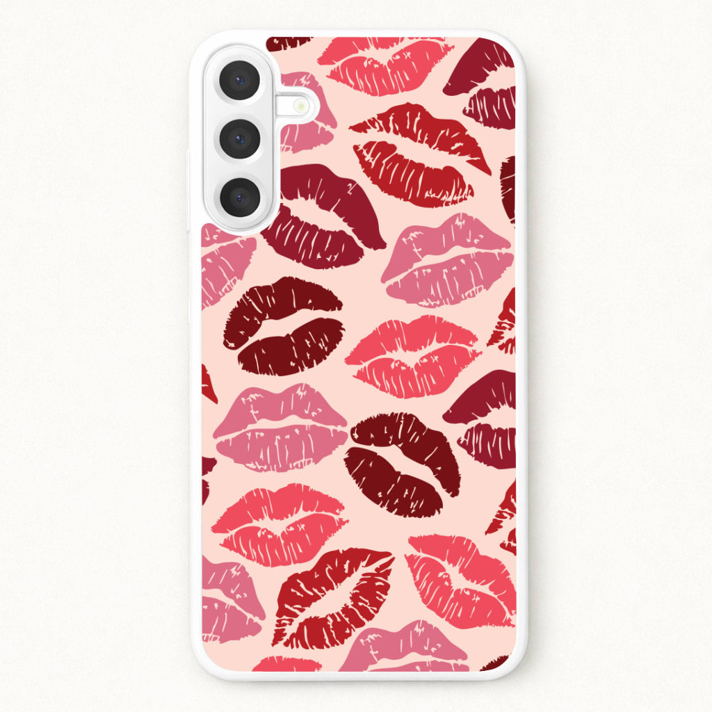 Valentine's Lips Pattern Phone Case for Galaxy A17