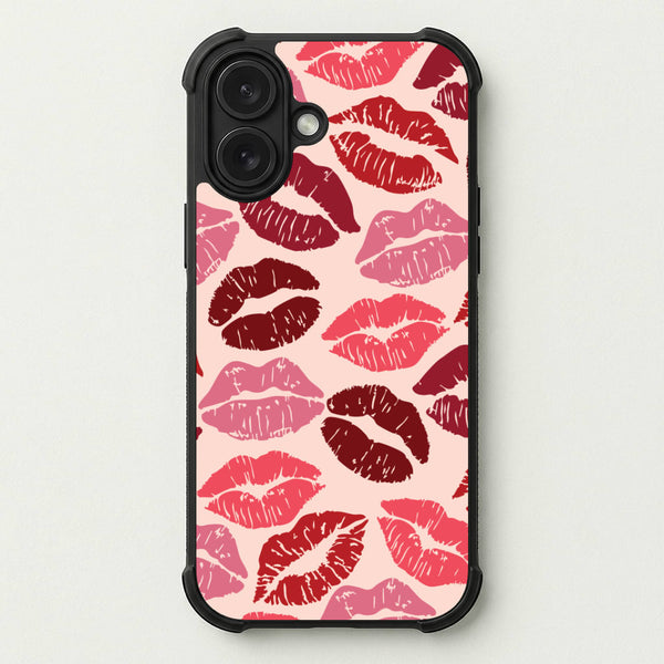 Valentine's Lips Pattern Phone Case — Bumper case