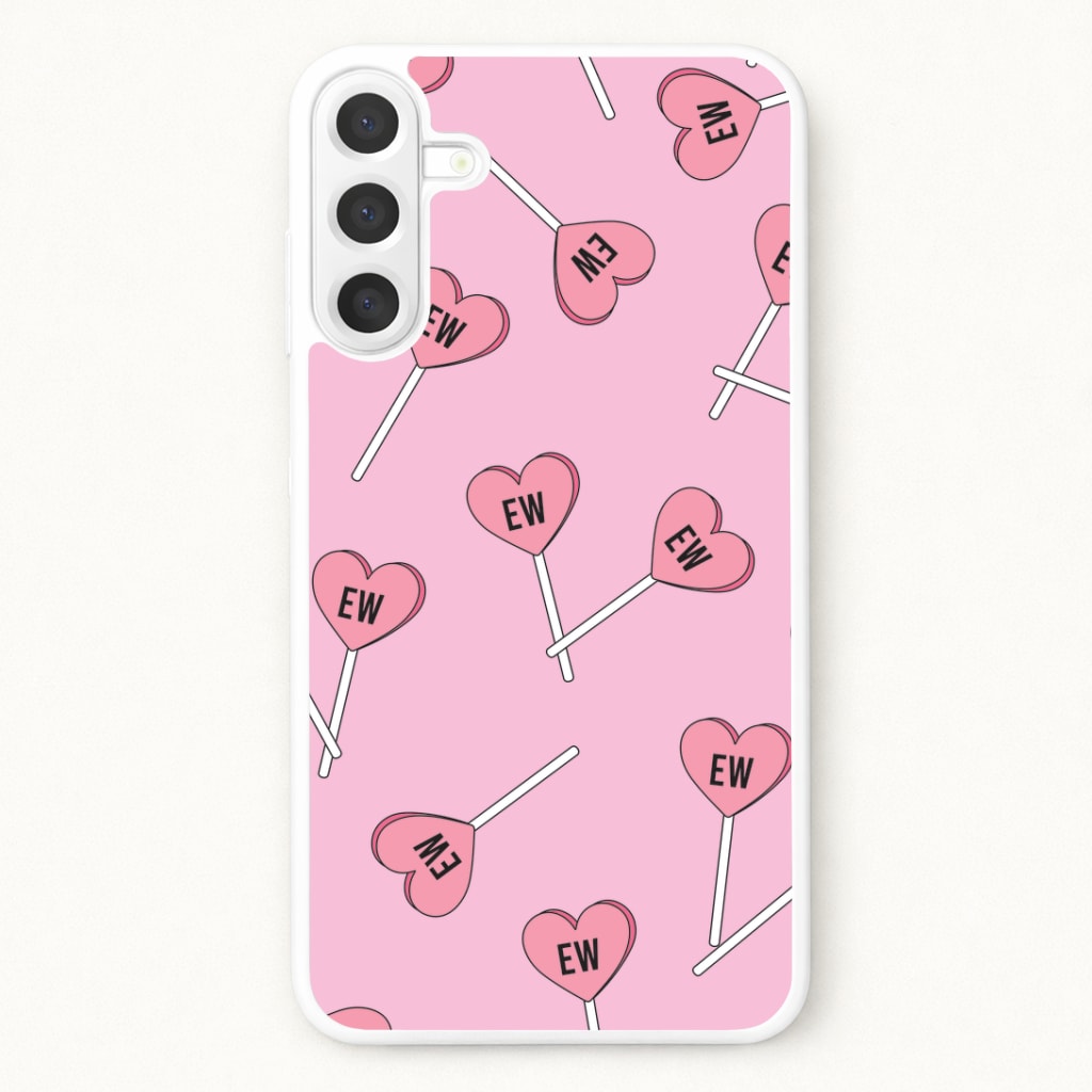 Ew Love Heart Lolipops Pattern Phone Case for Galaxy A37