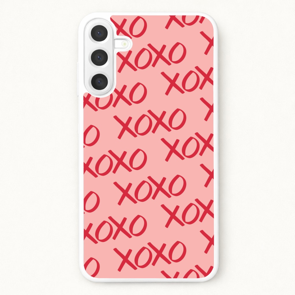 XOXO Pattern Phone Case for Galaxy A57