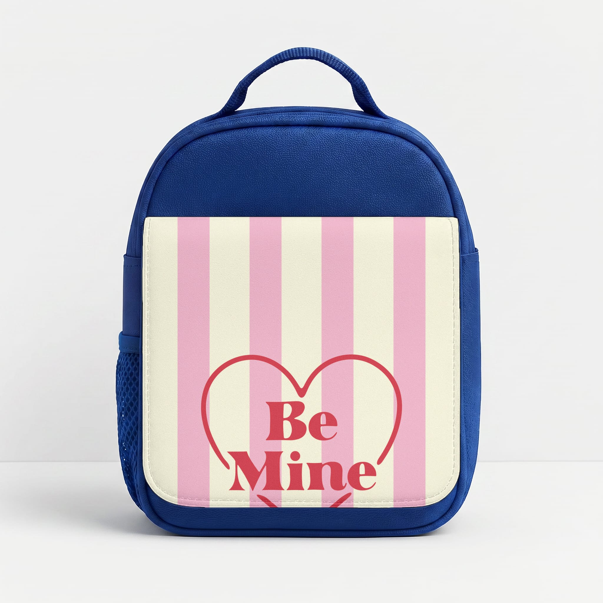 Be Mine Stripey Lunchbox - Blue