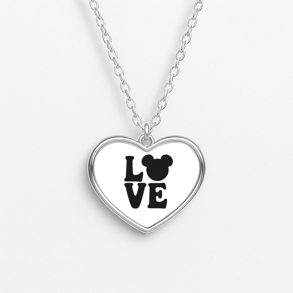 Mouse Love Valentine's Necklace