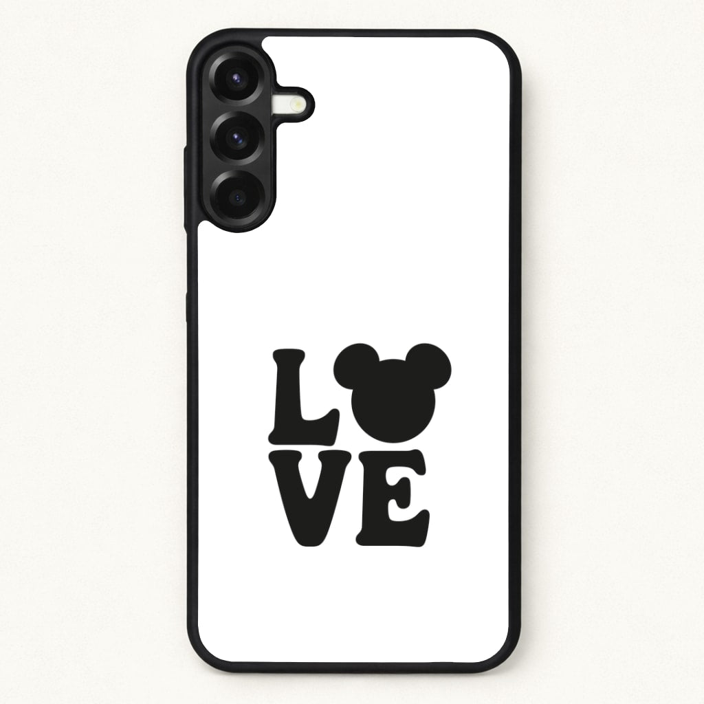 Mouse Love Valentine's Phone Case for Galaxy A37