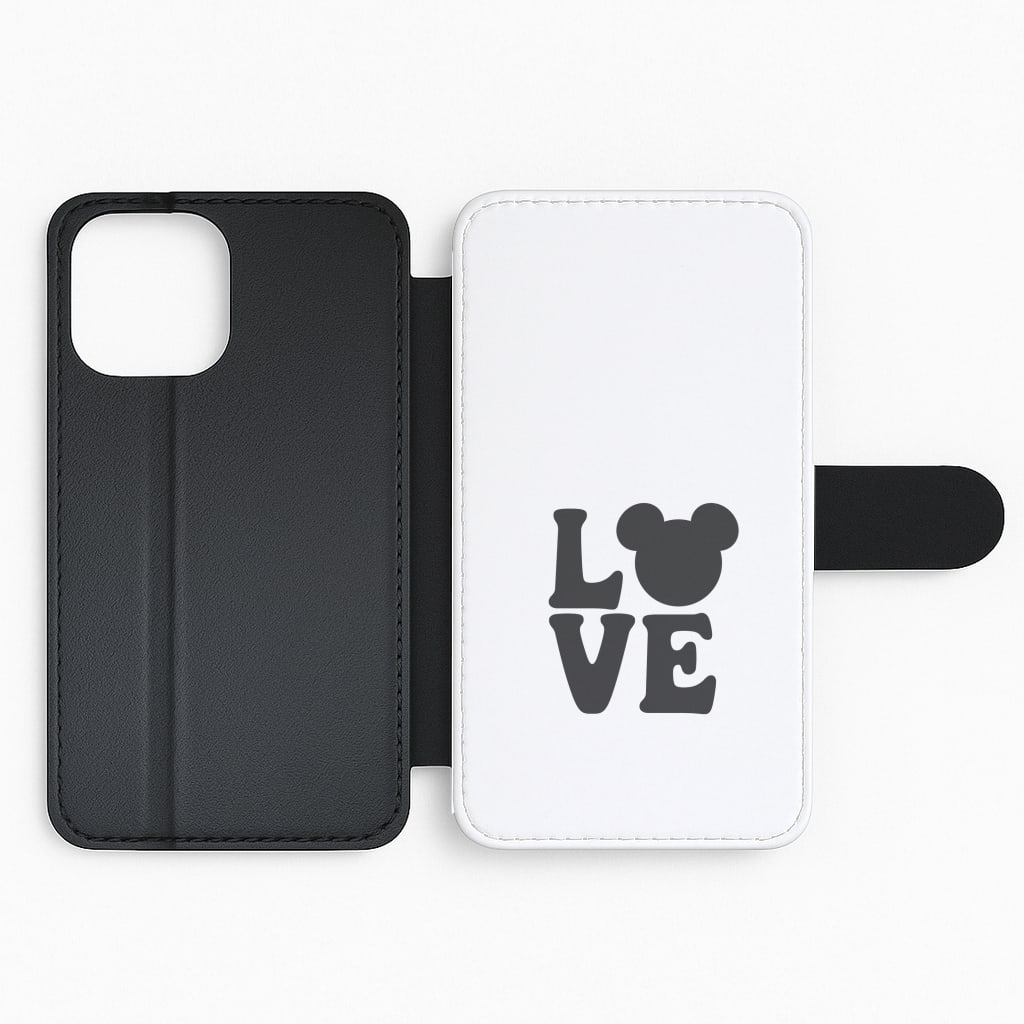 Mouse Love Valentine's Flip Phone Case