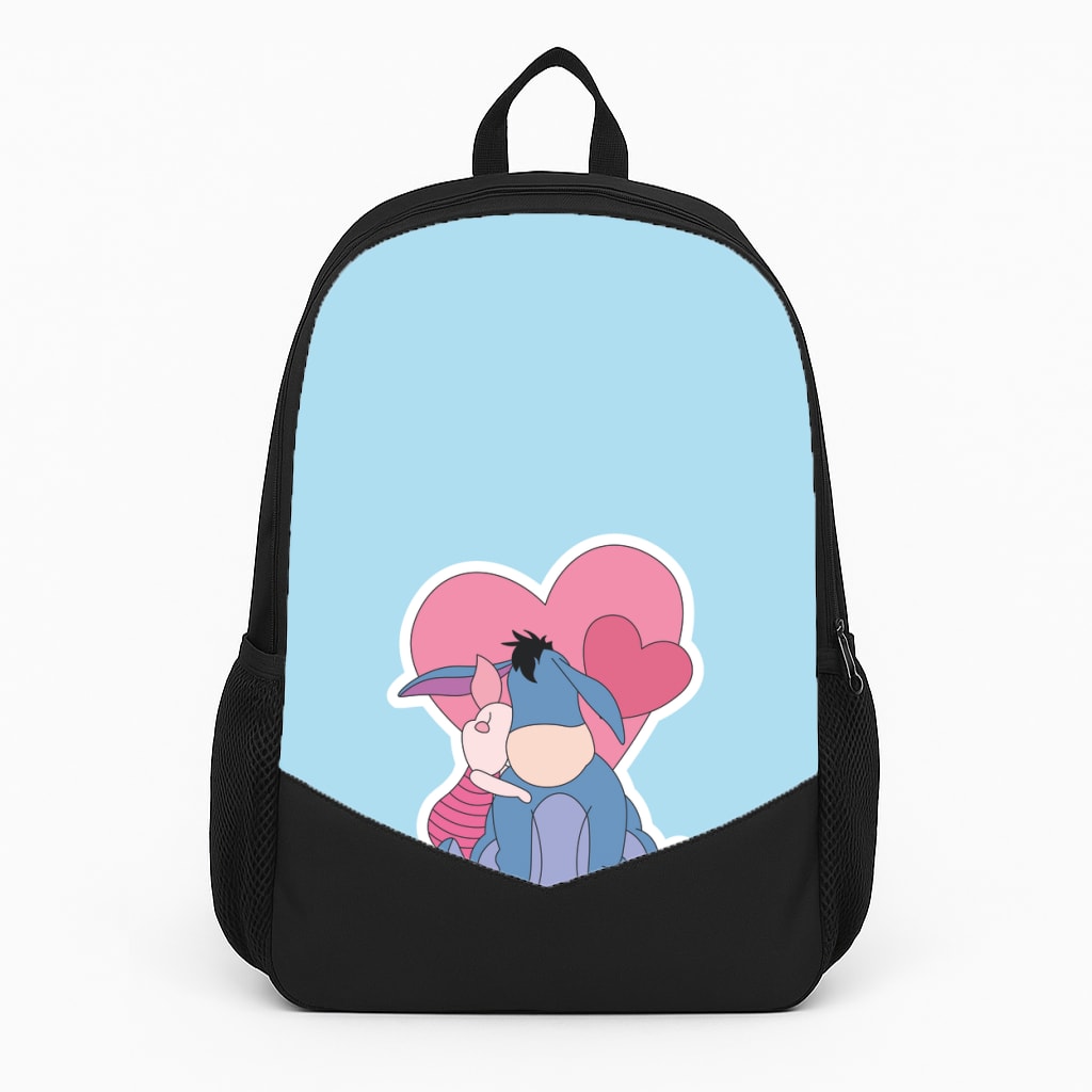 Donkey and Pig Valentine's Backpack