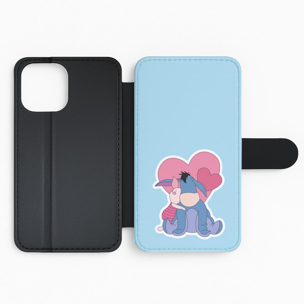 Donkey and Pig Valentine's Flip Phone Case