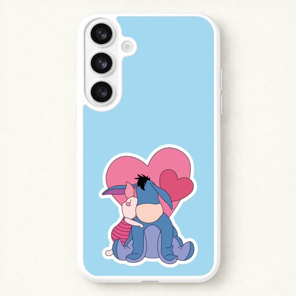 Donkey and Pig Valentine's Phone Case for Galaxy S26