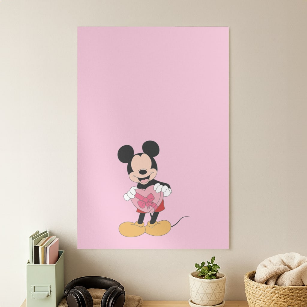 Mickey's Gift Valentine's Poster