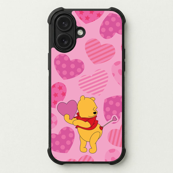 Cupid Pooh Valentine's Phone Case — Bumper case
