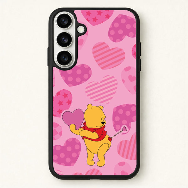 Cupid Pooh Valentine's Phone Case for Galaxy S26 Plus