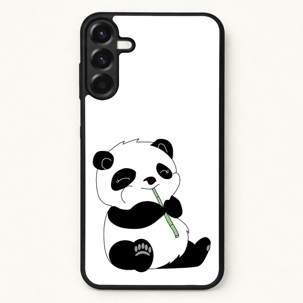 Vegan Panda Phone Case for Galaxy A37