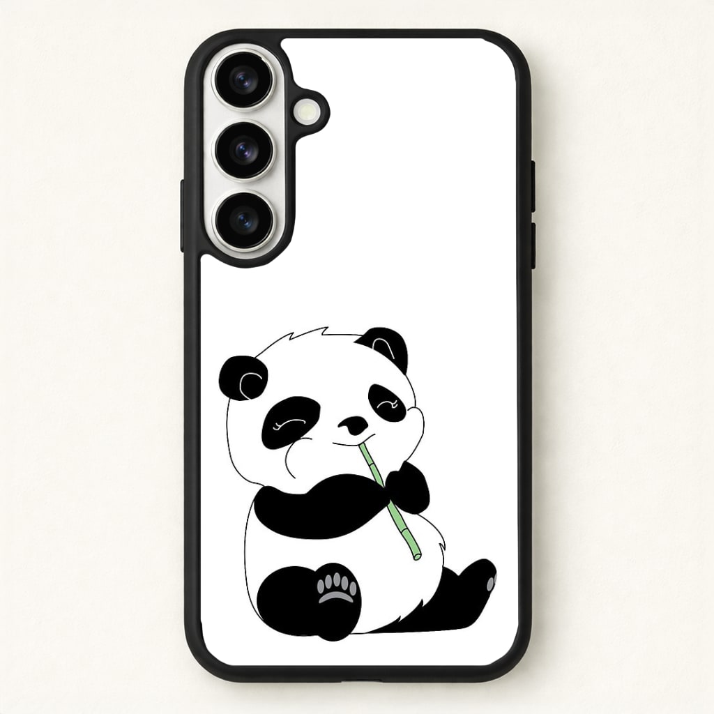 Vegan Panda Phone Case for Galaxy S26 Plus