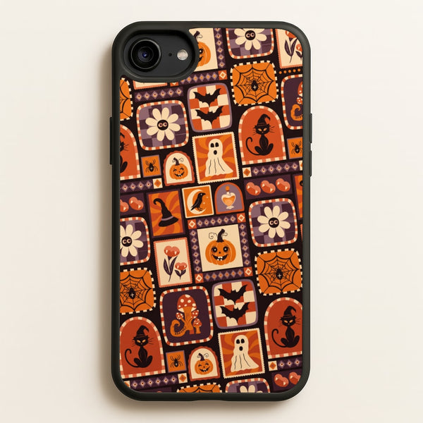 Vintage Halloween Patchwork Phone Case - iPhone 6 / 7 / 8 / SE / Standard
