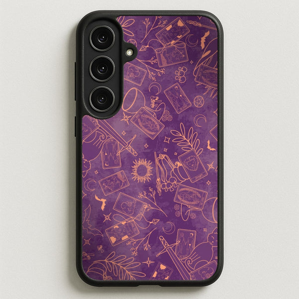 Violet Tarot Line Toss Phone Case - Galaxy S25FE / Standard