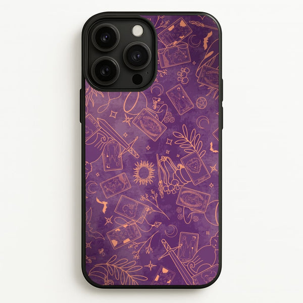 Violet Tarot Line Toss Phone Case - iPhone 13 Pro / Standard