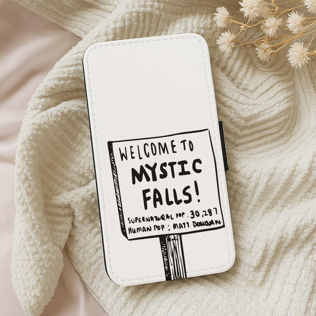Welcome to Mystic Falls - VD Wallet Phone Case