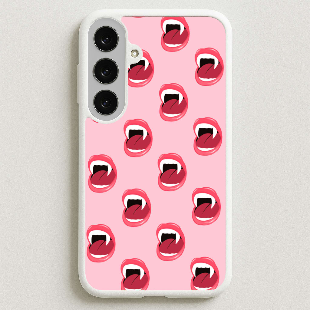 Vampire Pattern Phone Case for Galaxy S25FE