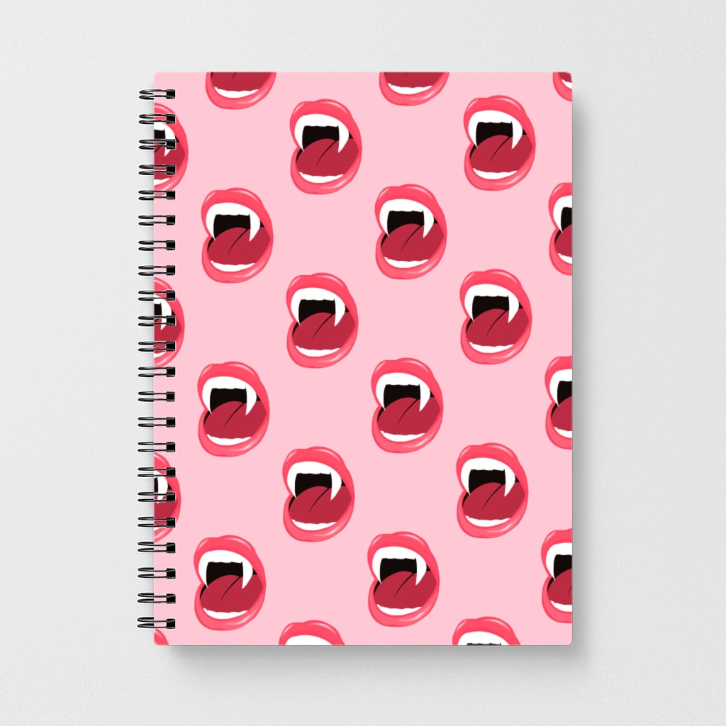 Vampire Pattern Notebook