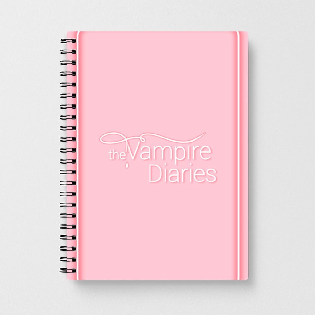 The Vampire Diaries Logo Notebook