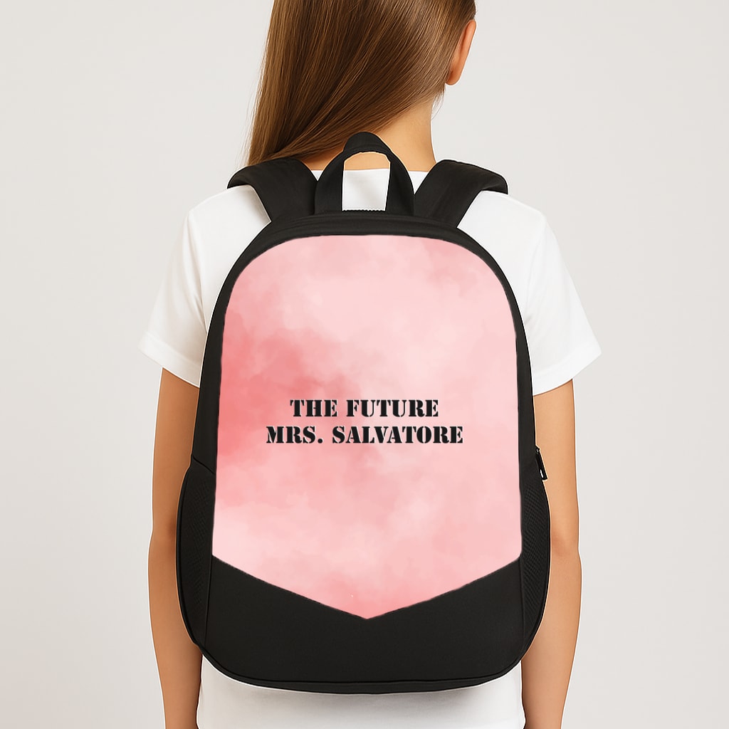 The Future Mrs Salvatore - VD Large School Bag
