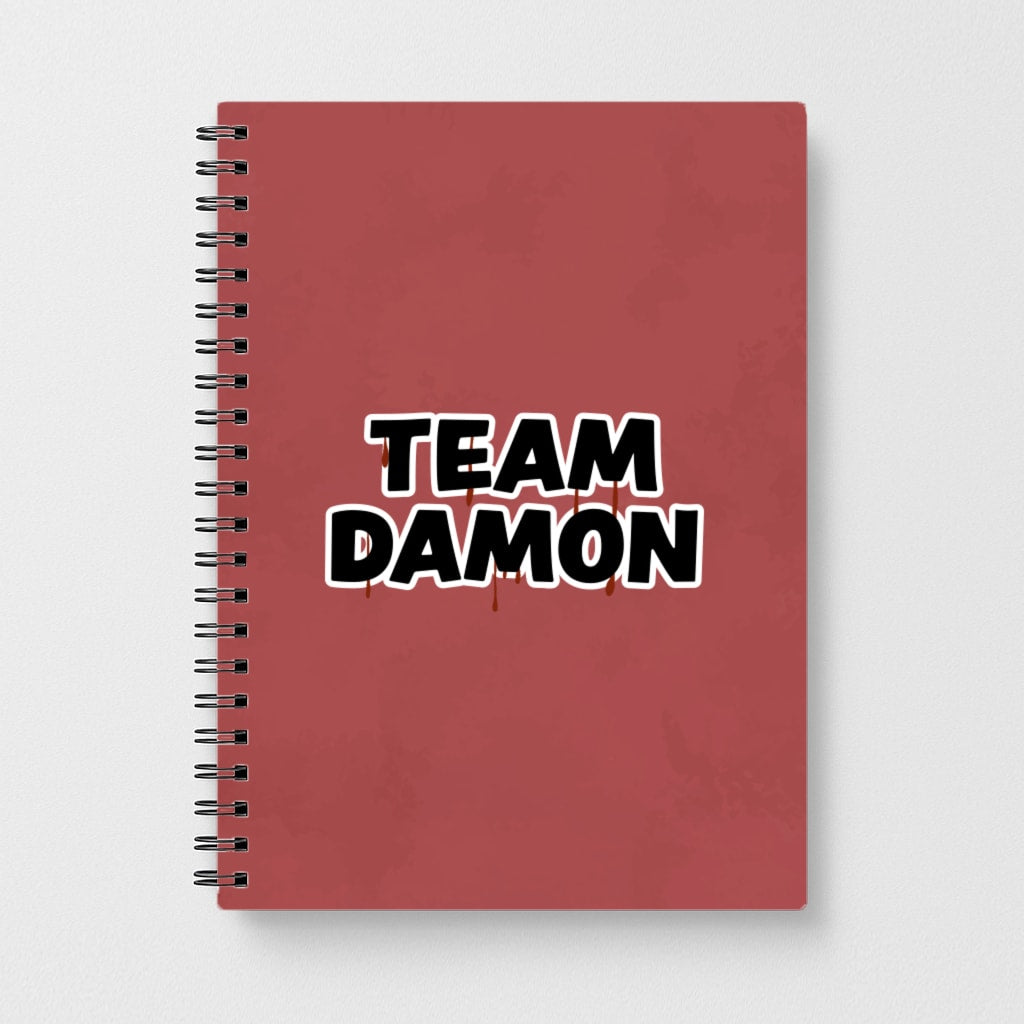 Team Damon - Vampire Diaries Notebook