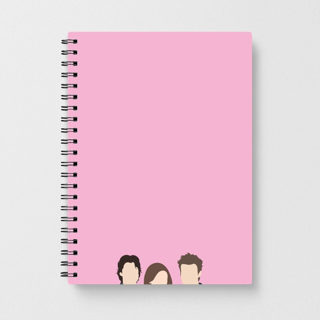 Elena, Damon And Stefan - VD Notebook
