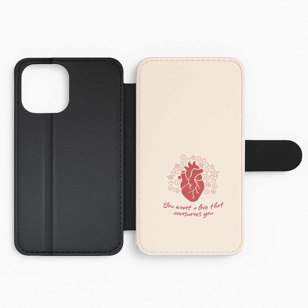 You Want A Love That Consumes You - VD Flip Phone Case