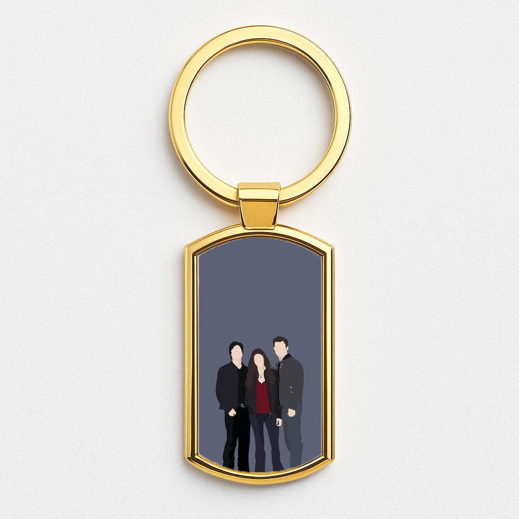 Main Characters - VD Gold Keyring